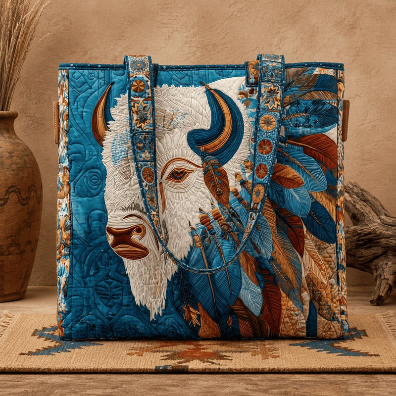 Handmade Native American Quilted Tote Bag