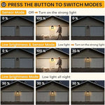 ZERO-Energy Cost 💡 Powerful Solar Wall Lights with Motion Sensor
