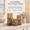 Coastal Wooden LED Candle Decor