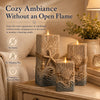 Coastal Wooden LED Candle Decor