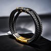 To My Son - Never Alone - Braided Bracelet Set