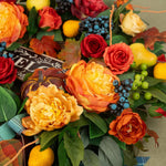 🔥LAST DAY FALL SALE 🍂 Large Autumn Harvest Wreath – 24″ Premium Fall Door Decor