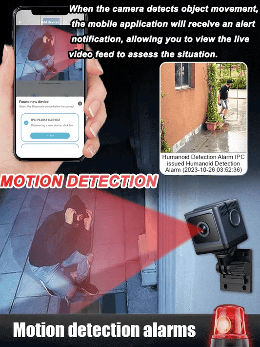 📶 Smart WiFi Security Camera – 1080P HD, 🌙 Night Vision &amp; 🚨 Motion Detection