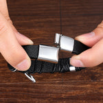 To My Son - Never Alone - Braided Bracelet Set