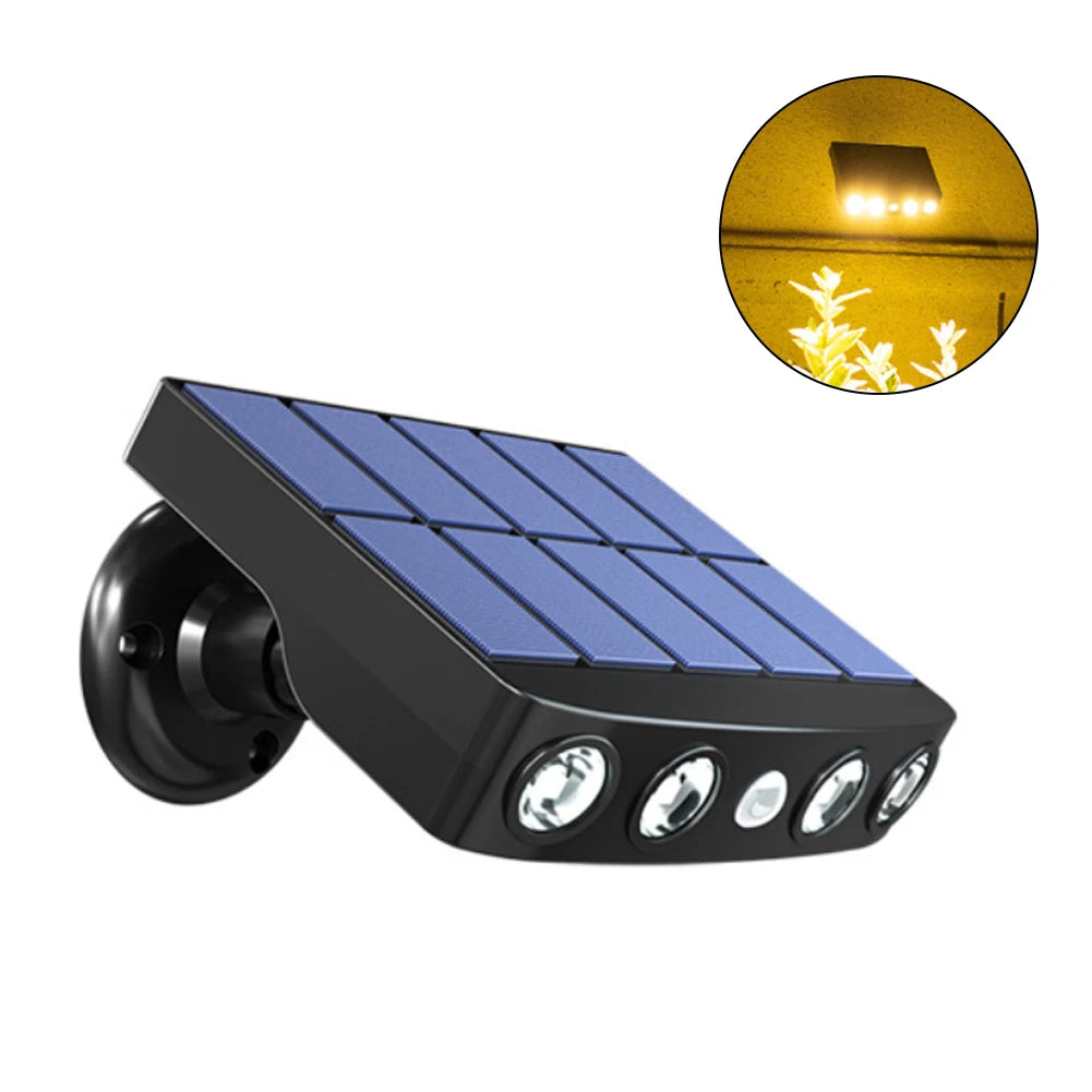 Powerful Solar Security LED Lights Outdoor Decor Sensor Motion 3 Modes Street Waterproof Lamp Wall Night Work Light for Garden