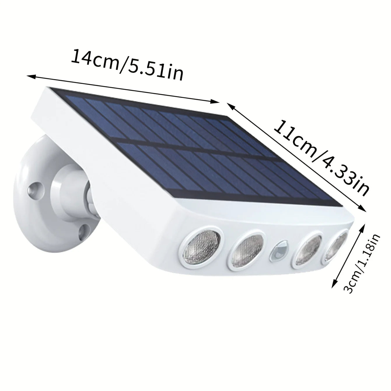 Powerful Solar Security LED Lights Outdoor Decor Sensor Motion 3 Modes Street Waterproof Lamp Wall Night Work Light for Garden