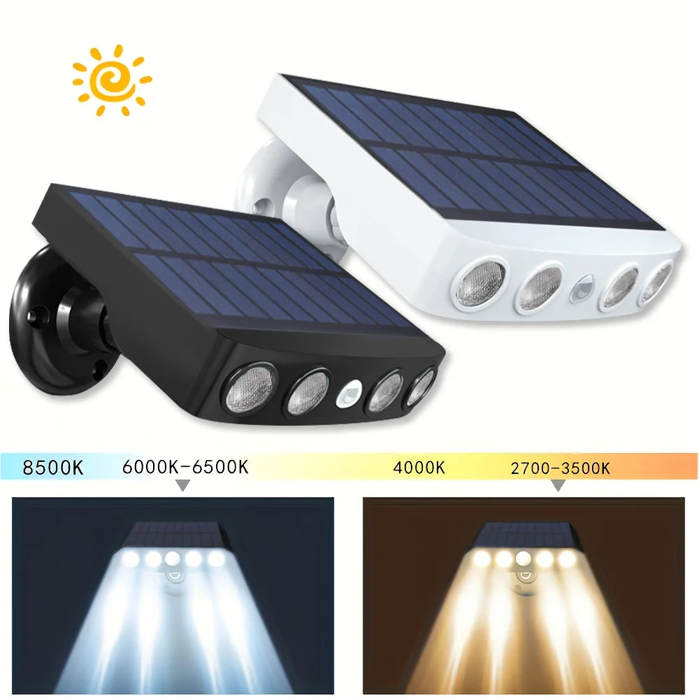 Powerful Solar Security LED Lights Outdoor Decor Sensor Motion 3 Modes Street Waterproof Lamp Wall Night Work Light for Garden