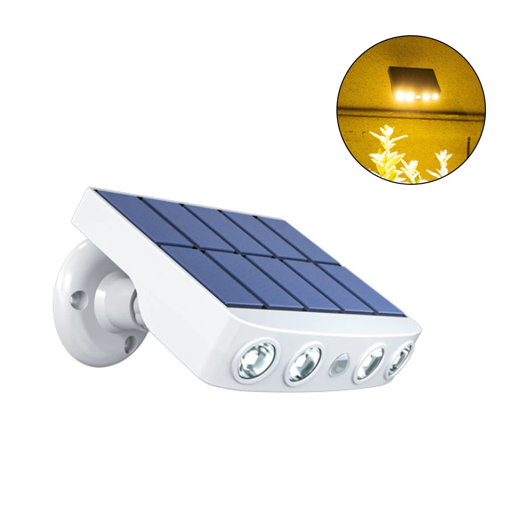 Powerful Solar Security LED Lights Outdoor Decor Sensor Motion 3 Modes Street Waterproof Lamp Wall Night Work Light for Garden