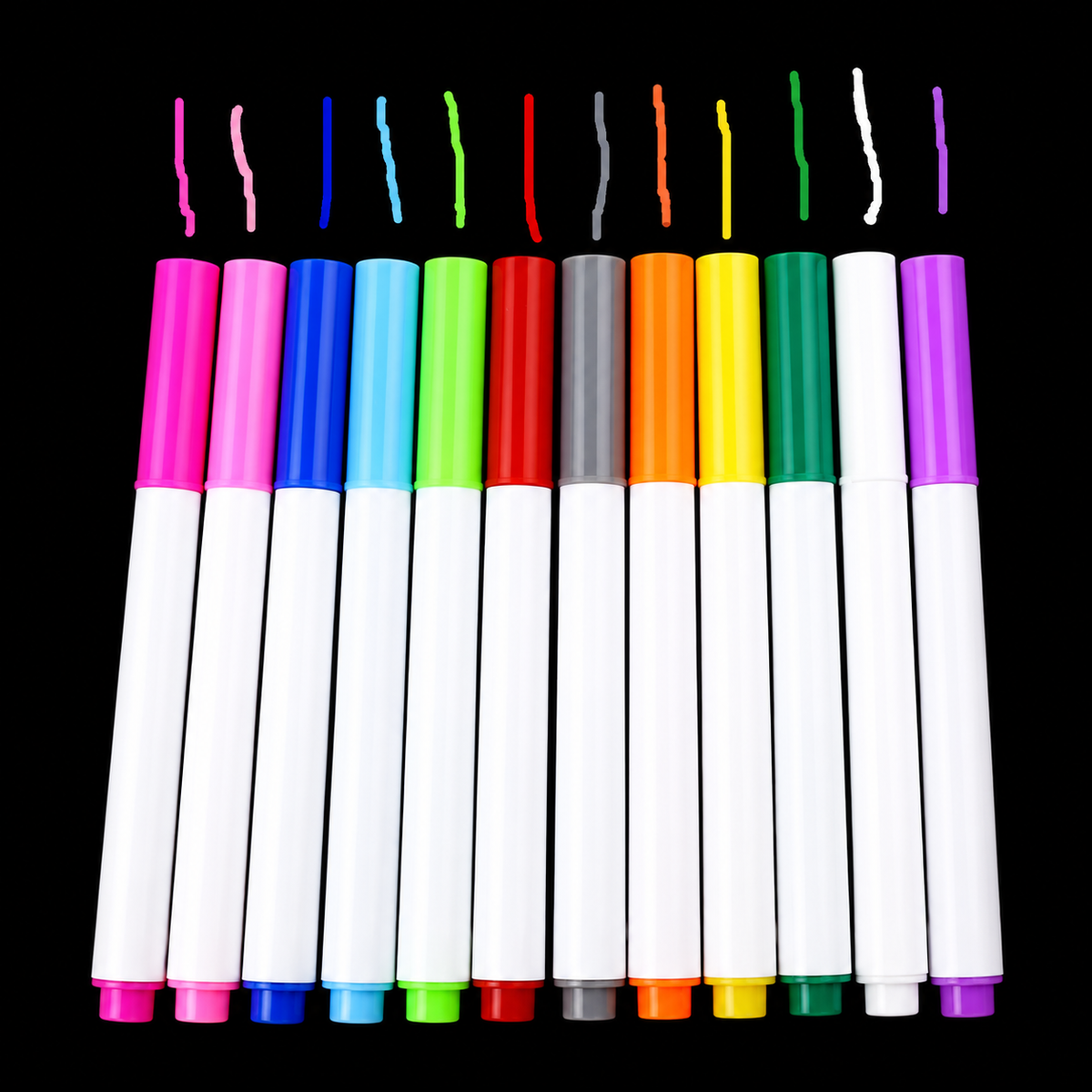 Add 12 Glowing Pens For Led Drawing Board