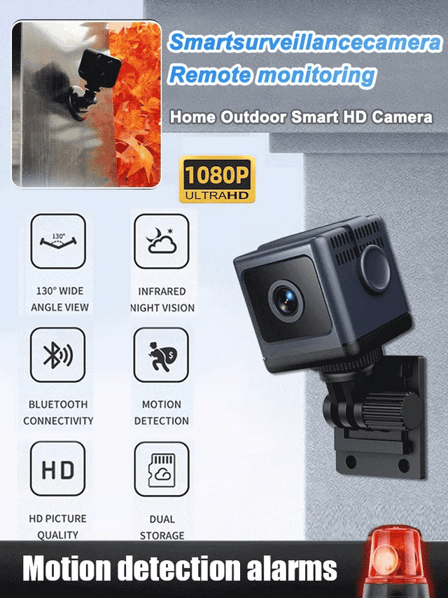 📶 Smart WiFi Security Camera – 1080P HD, 🌙 Night Vision &amp; 🚨 Motion Detection