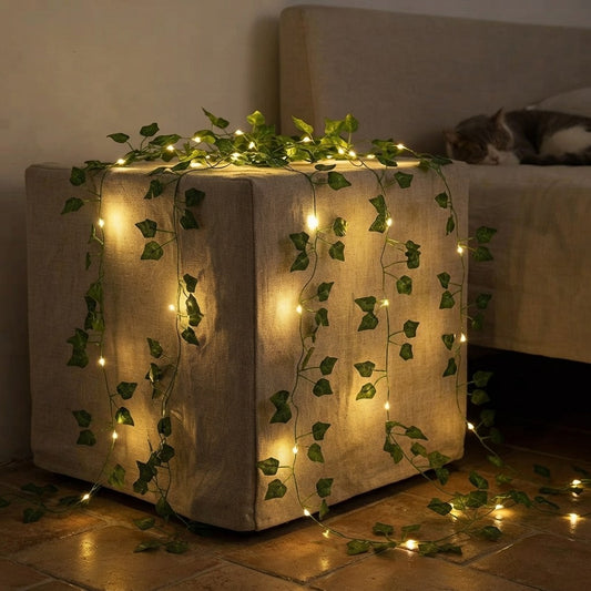 Artificial Vine Leaf Fairy Lights